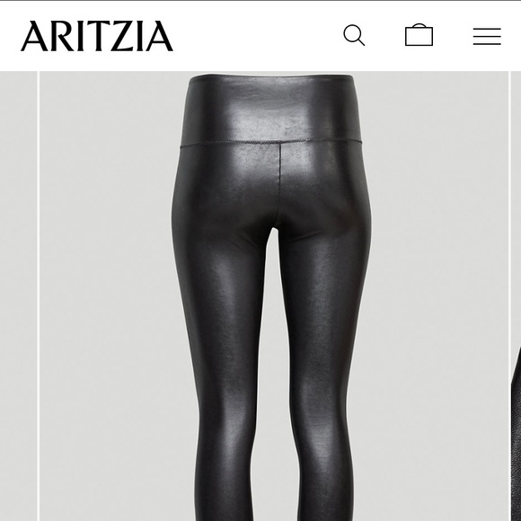 Wilfred Free Daria Faux Leather Leggings - Picture 4 of 5